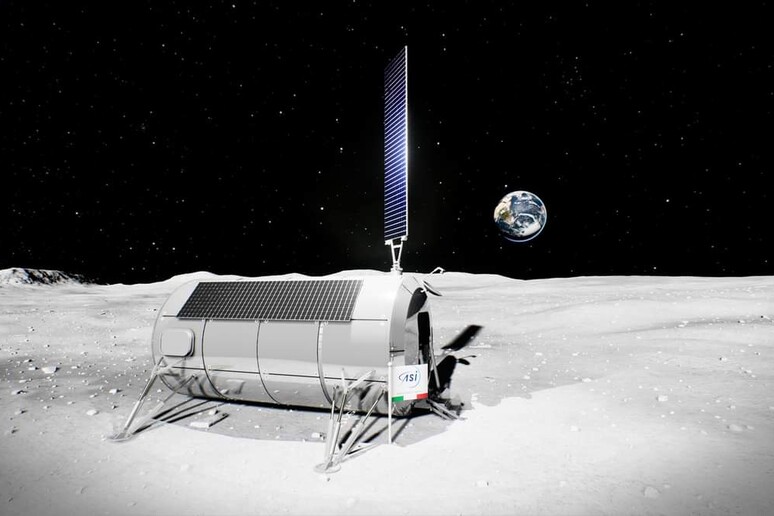 Rendering of the lunar haitation module from Italy (credit: TAS) - RIPRODUZIONE RISERVATA