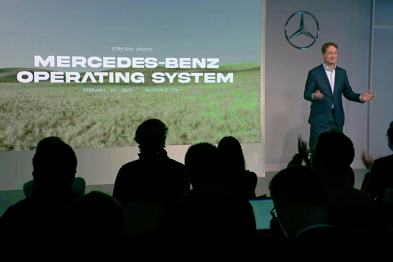 Mercedes-Benz presenta MB.OS sistema operativo proprietario © ANSA/Mercedes