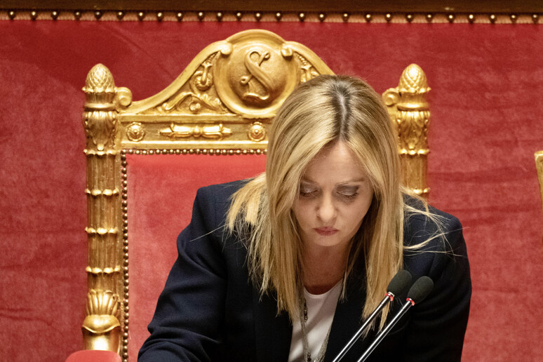 La presidente del Consiglio, Giorgia Meloni - RIPRODUZIONE RISERVATA