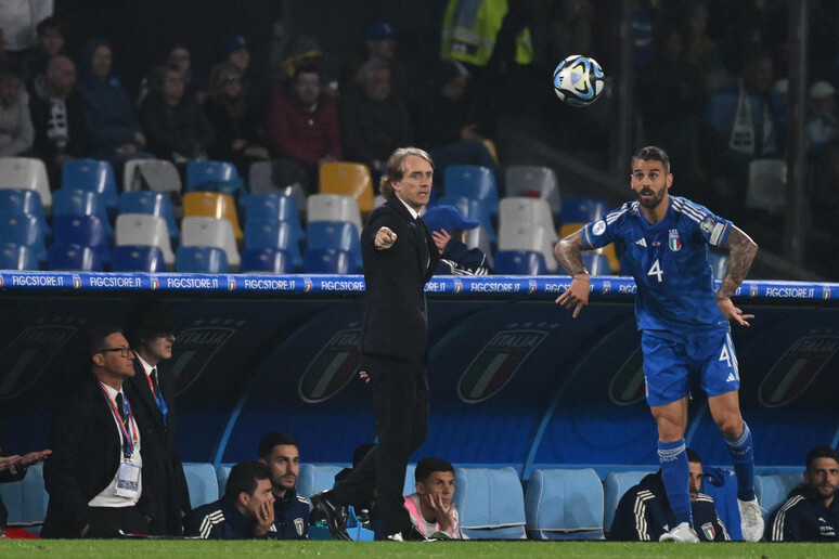 Roberto Mancini durante Italia-Inghilterra - RIPRODUZIONE RISERVATA