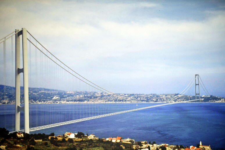 Ponte sullo stretto di Messina © ANSA/FRANCESCO AYA